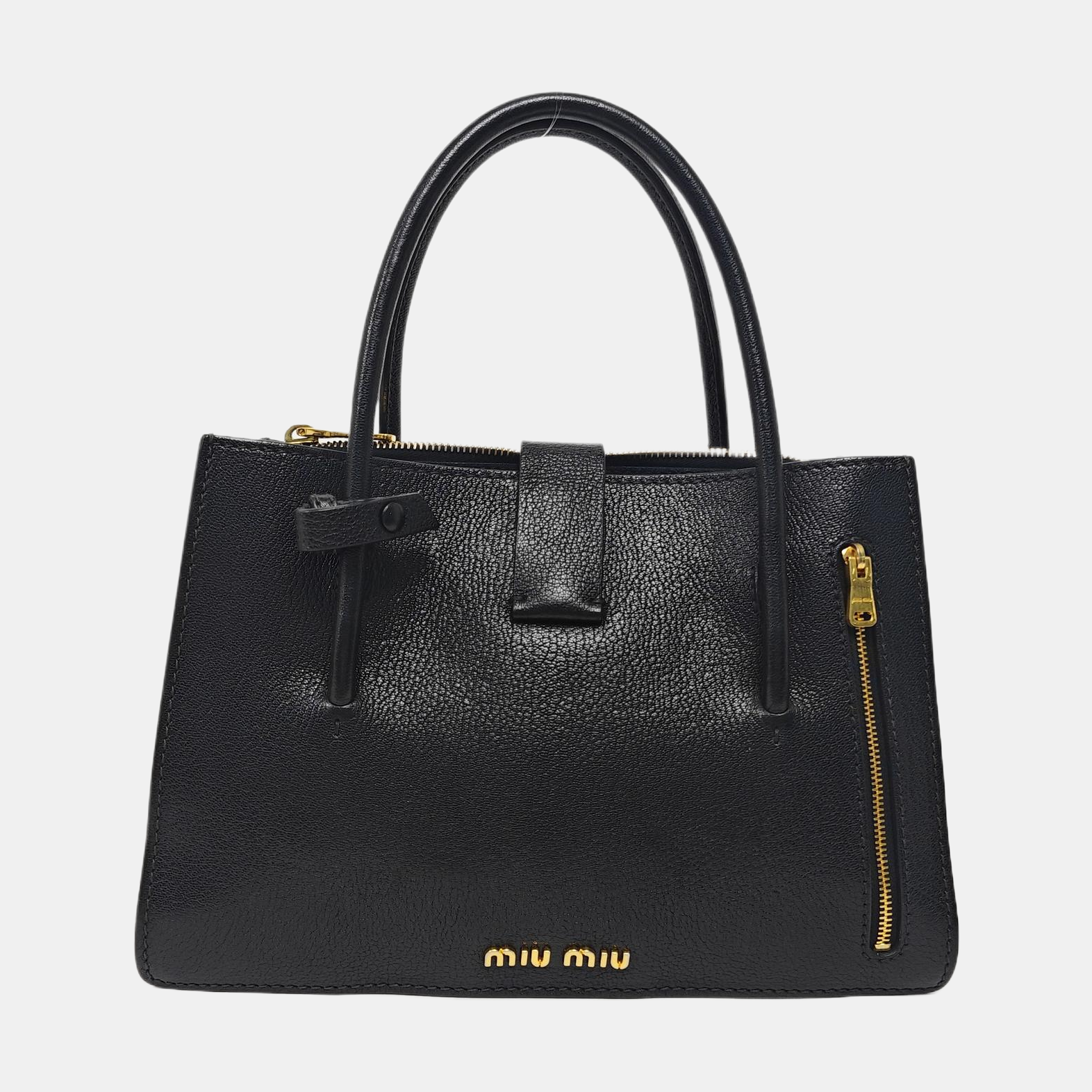 Calfskin Tote Bag Black