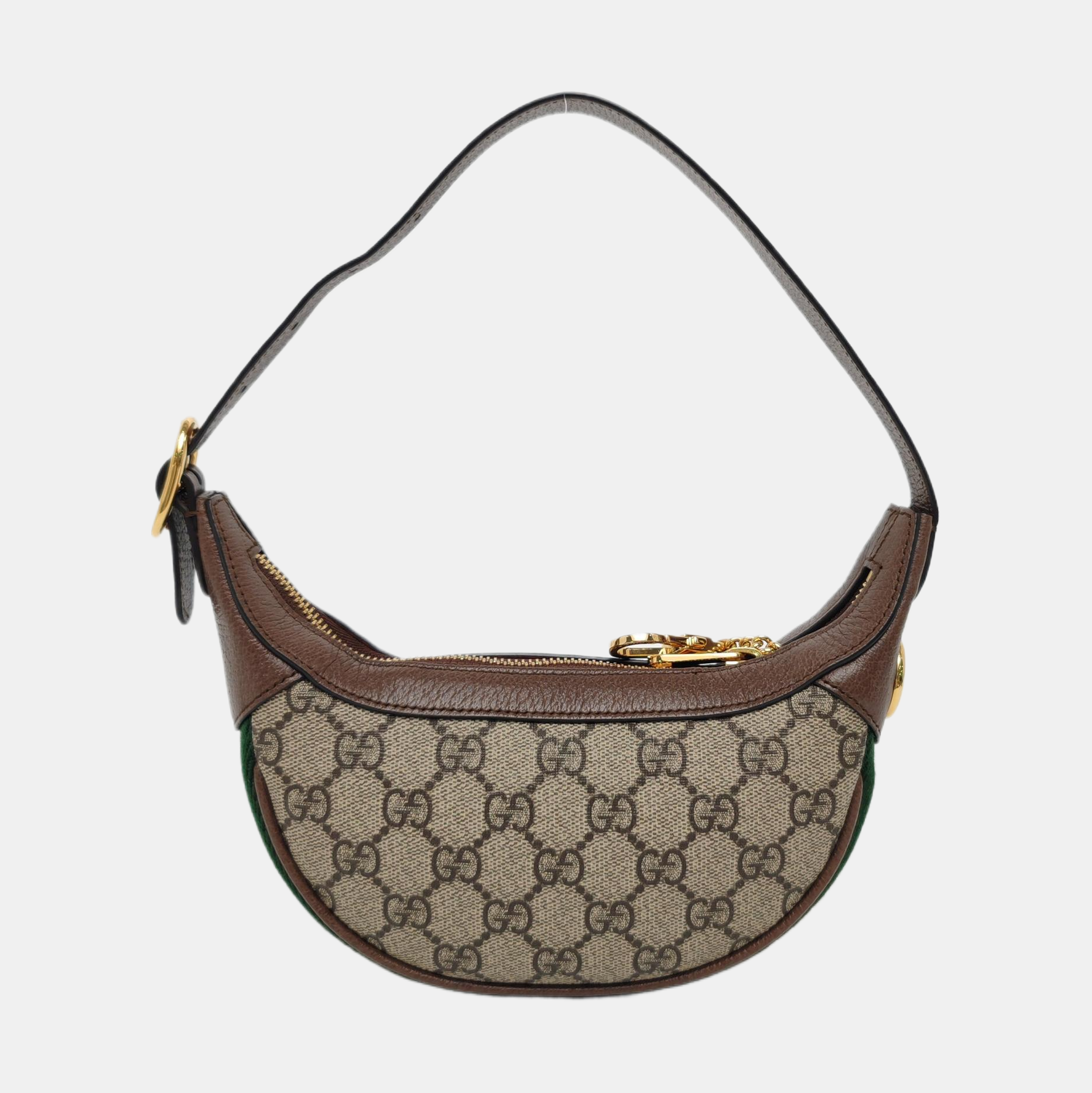 Ophidia Mini Monogram Coated Canvas Beige