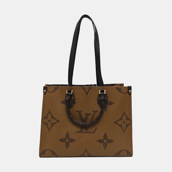 ONTHEGO MM Monogram Coated Canvas Brown