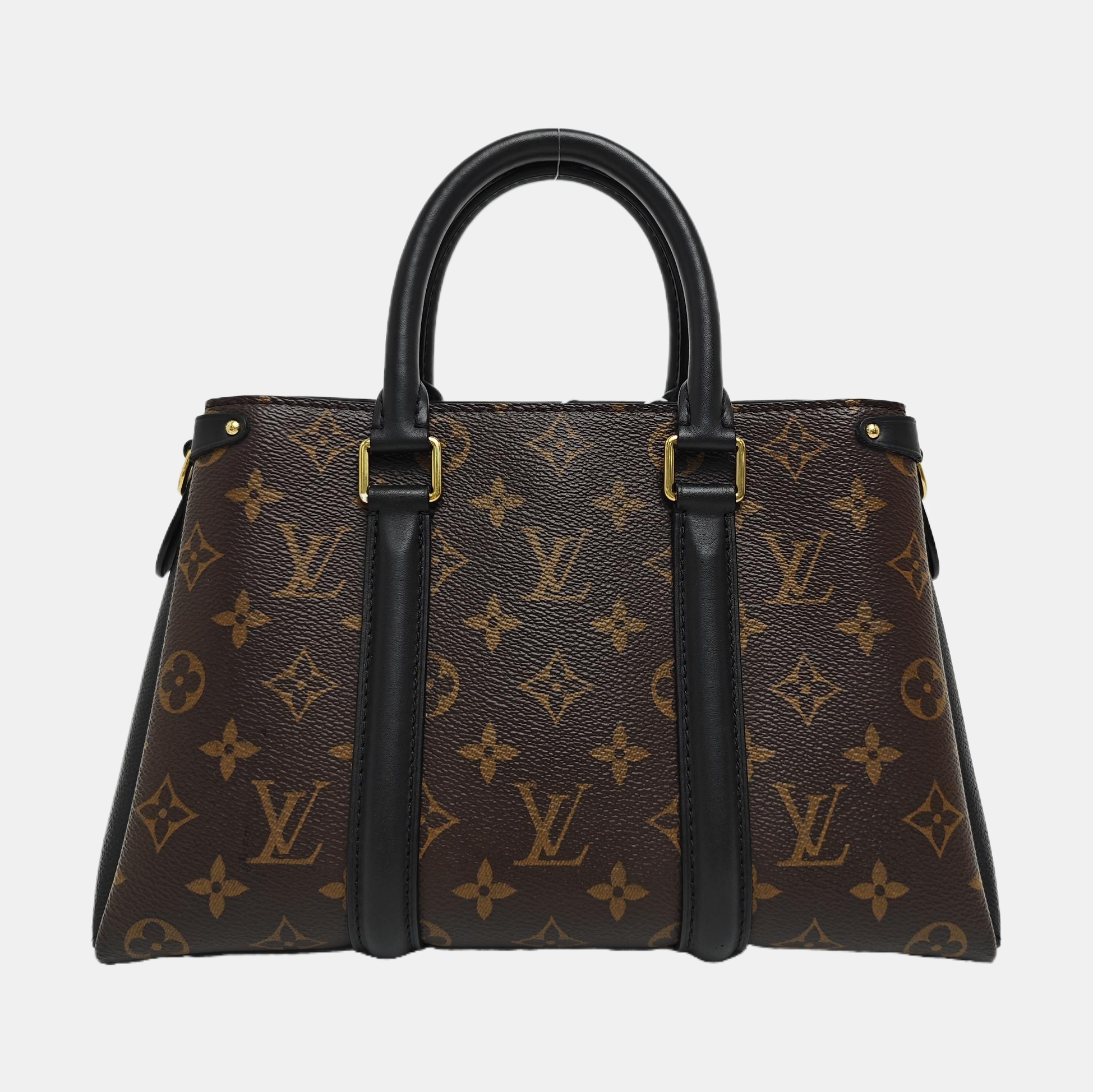 SOUFFLOT BB Monogram Coated Canvas Brown