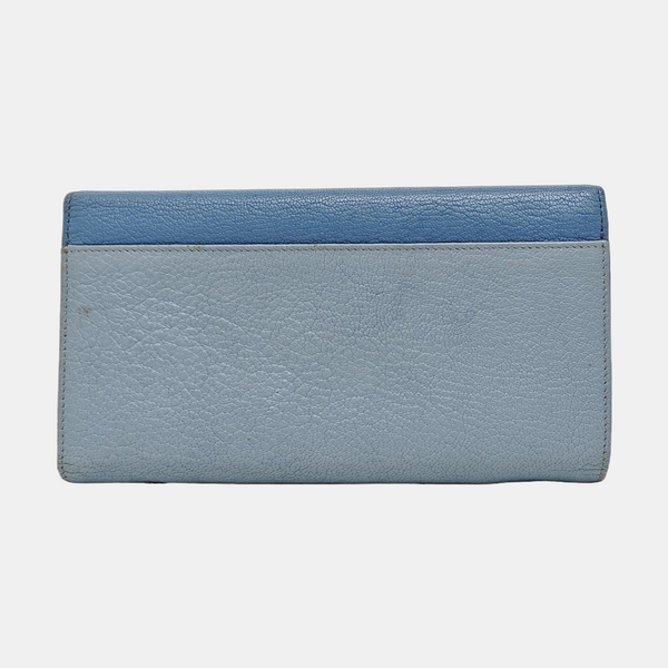 Calfskin Wallet Blue