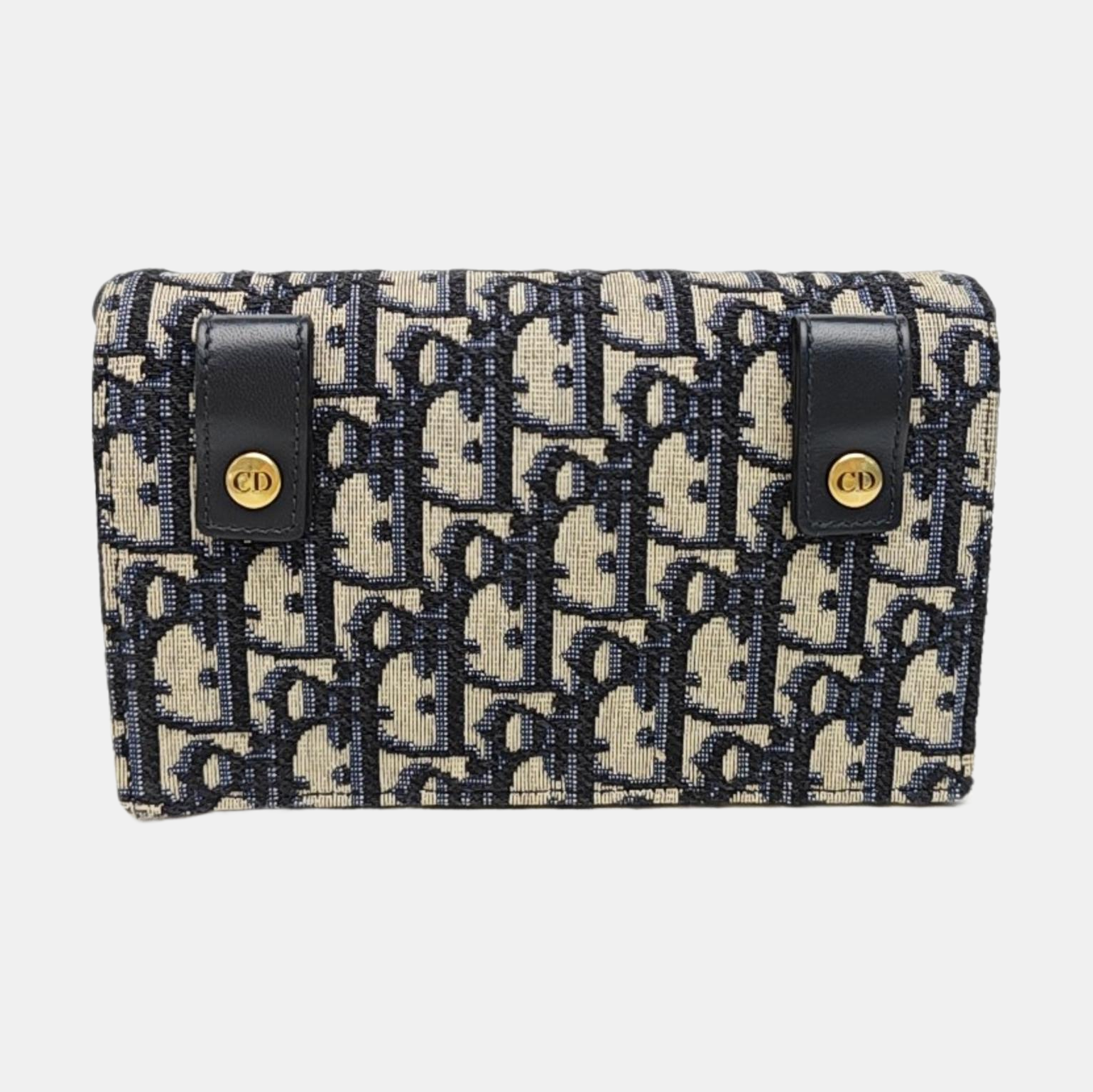 Saddle Mini Oblique Canvas Blue