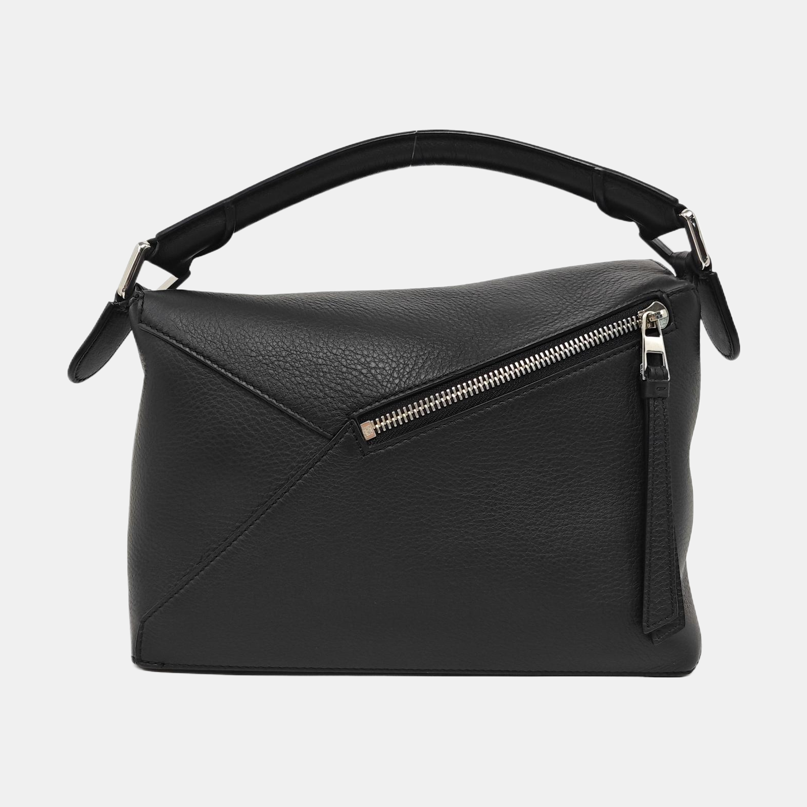 Puzzle Edge Small Calfskin Black