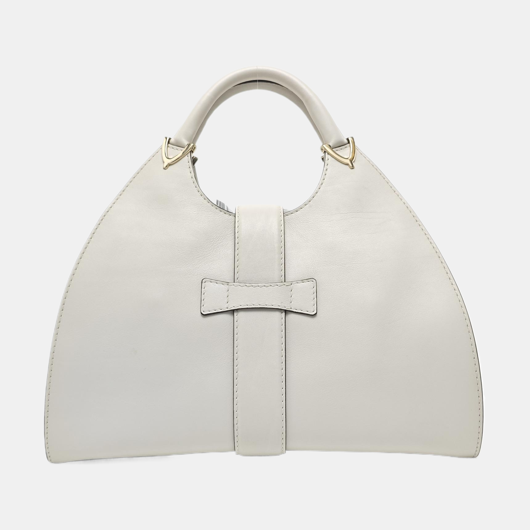 Stirrup Calfskin White