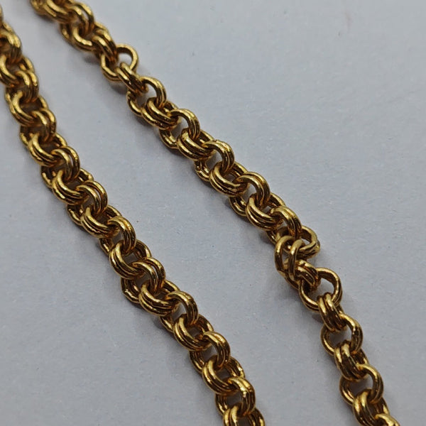 Collar Petit CD de Metal Dorado