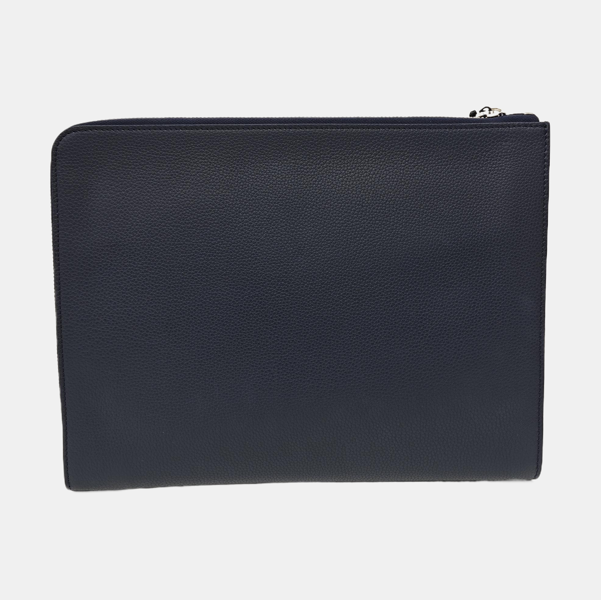 Calfskin Clutch Blue