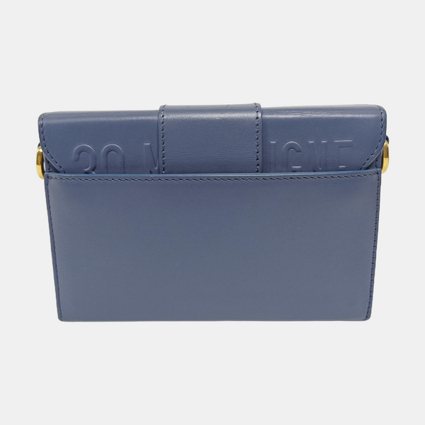 30 Montaigne Mini Calfskin Blue