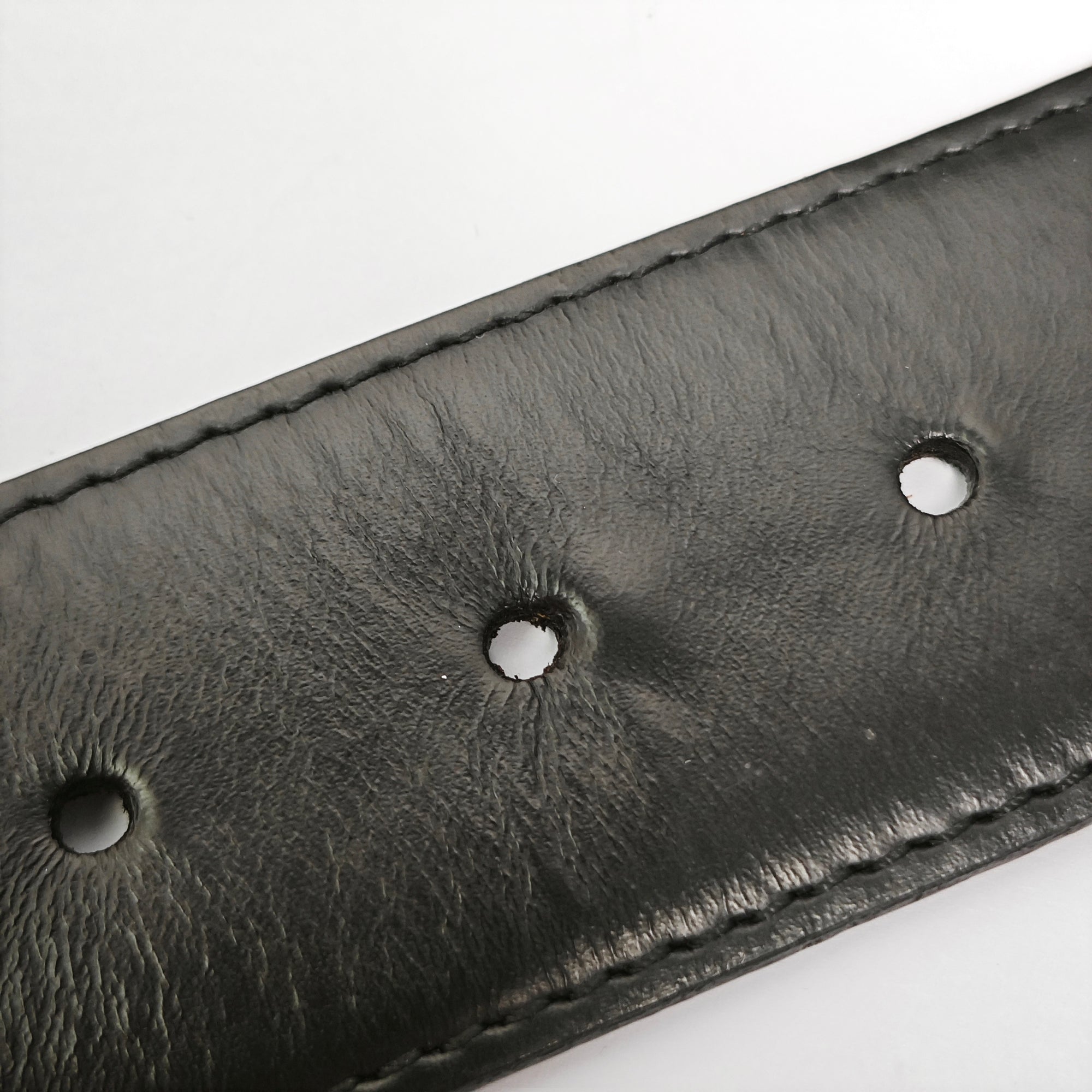 Coated Canvas Belt Black