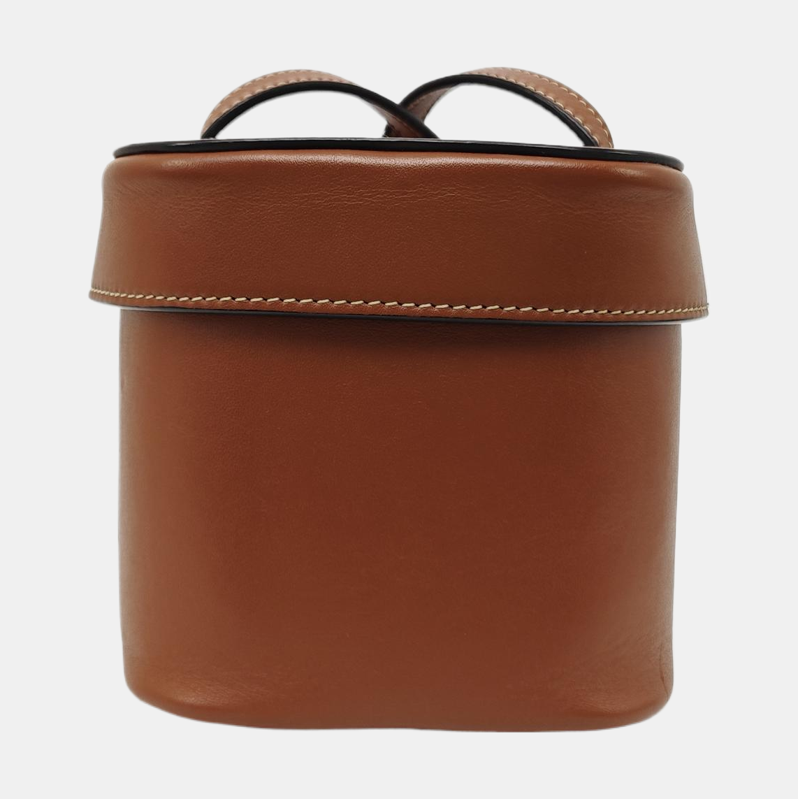 Calfskin Shoulder Bag Brown