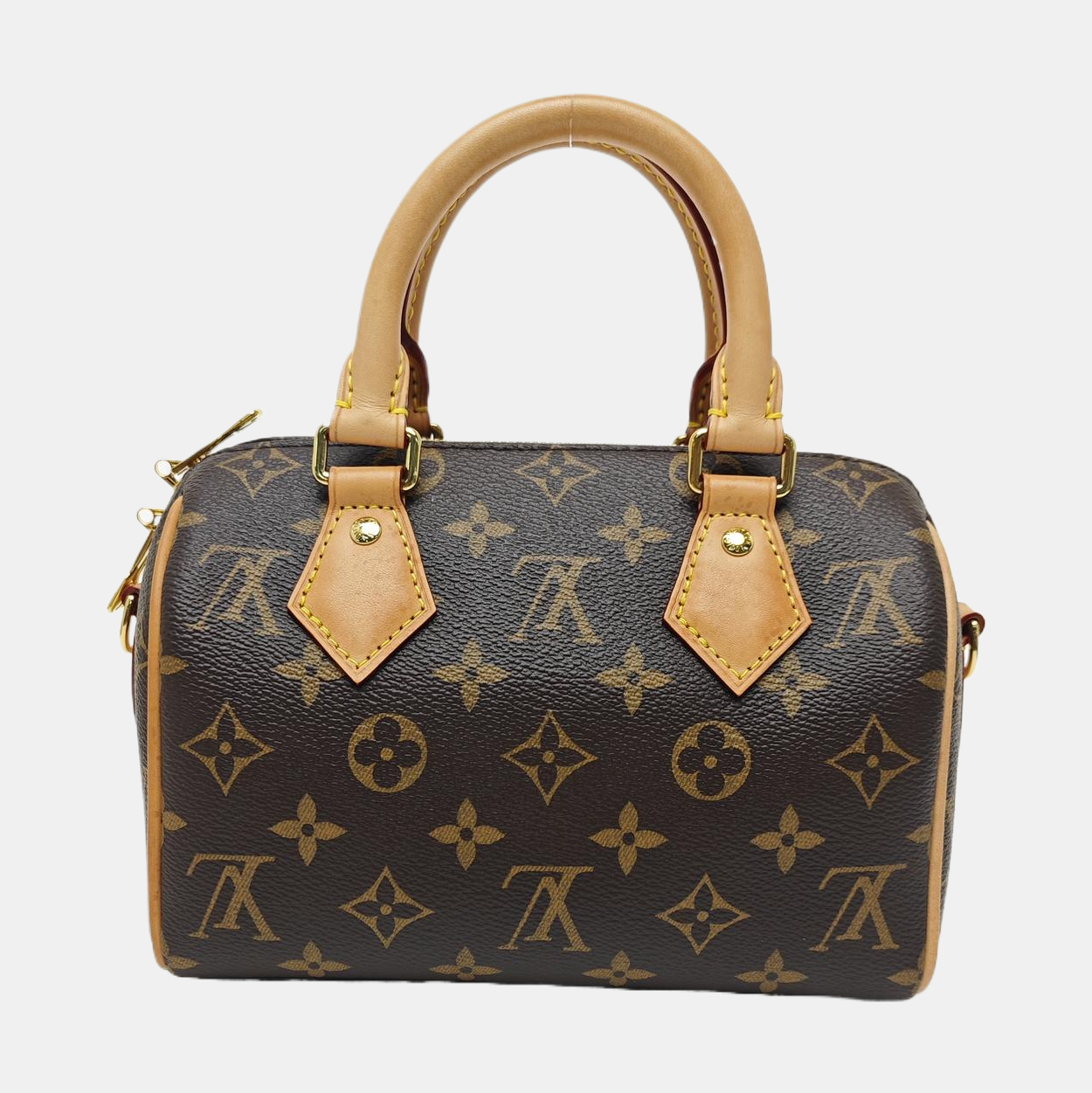 SPEEDY 20 Monogram Coated Canvas Brown
