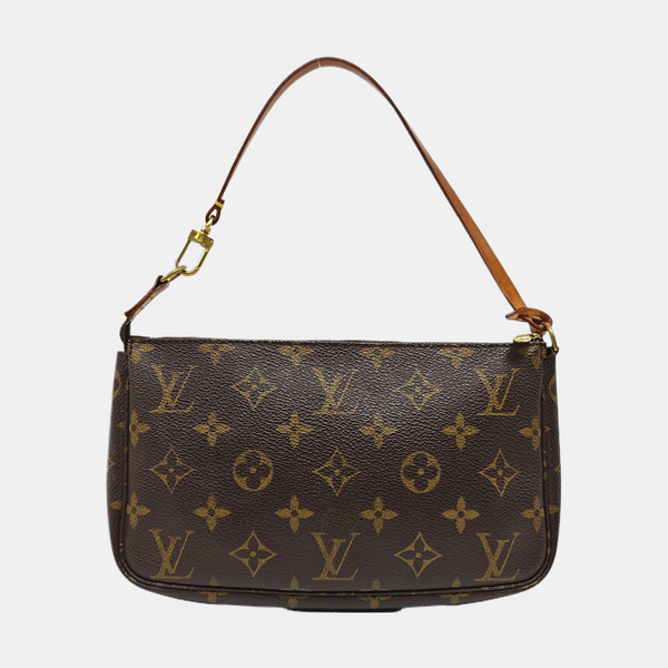 ACCESSOIRES Monogram Coated Canvas Brown