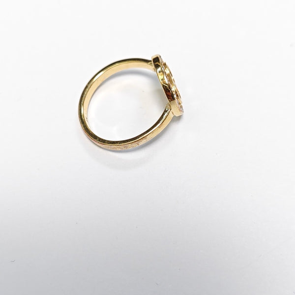 Clair D Lune Metal Gold Ring EU 51