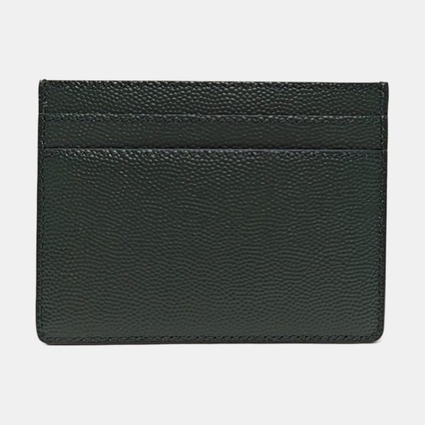 Calfskin Card Holder Green