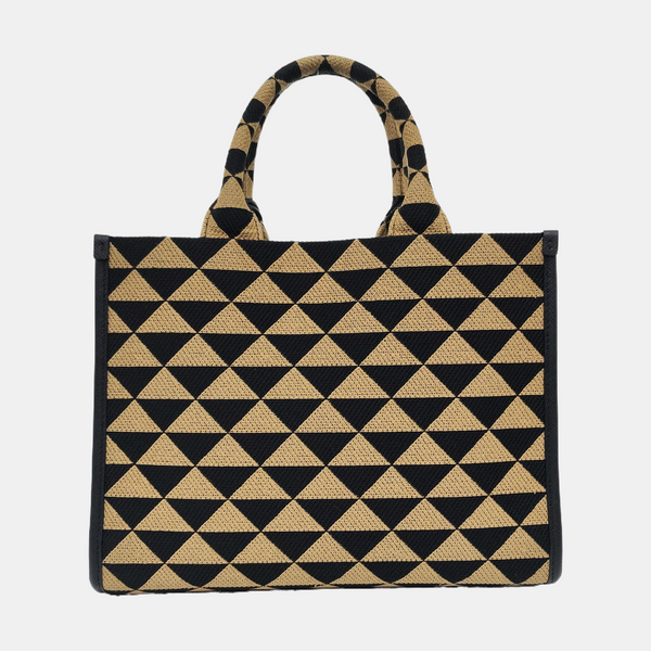 Authenticated pre-owned  Symbole Fabric Brown - Tote Bag at Looply