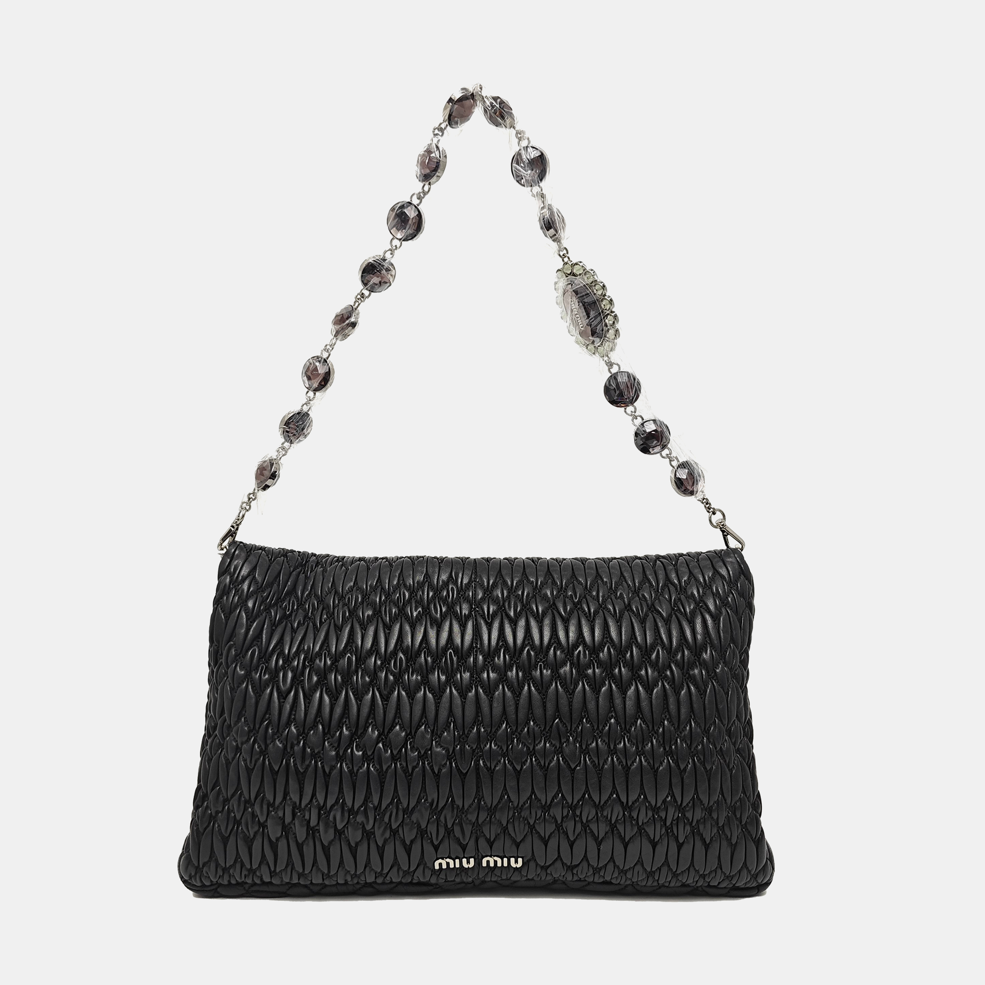 Crystal Lambskin Black