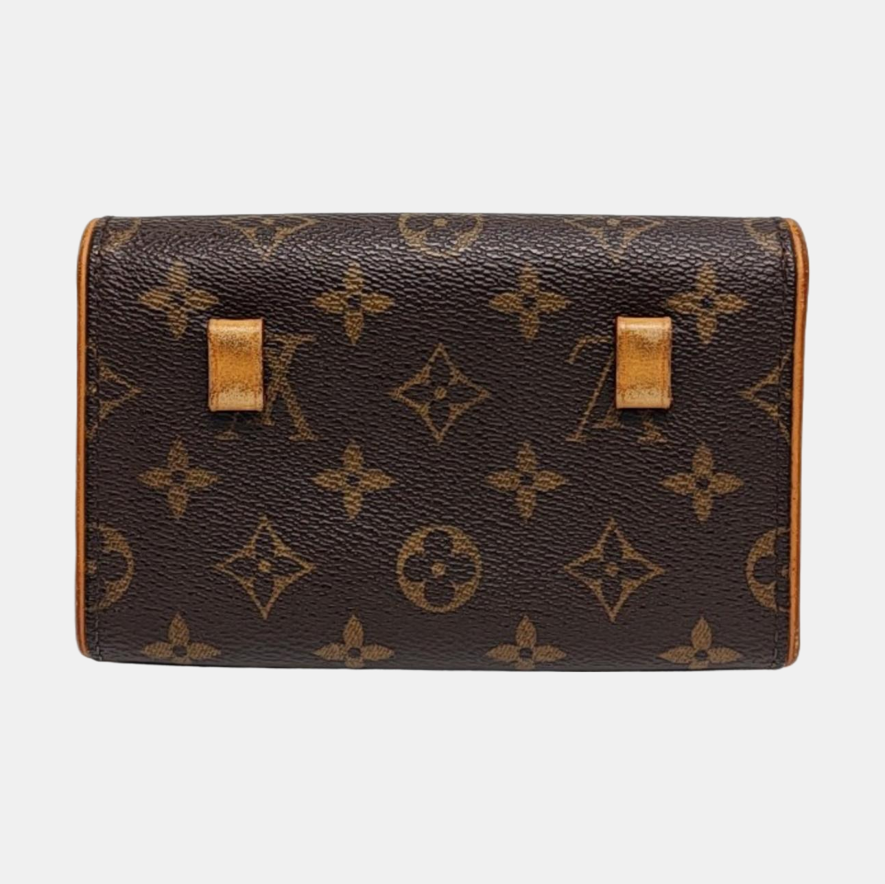 FLORENTINE Monogram Coated Canvas Brown