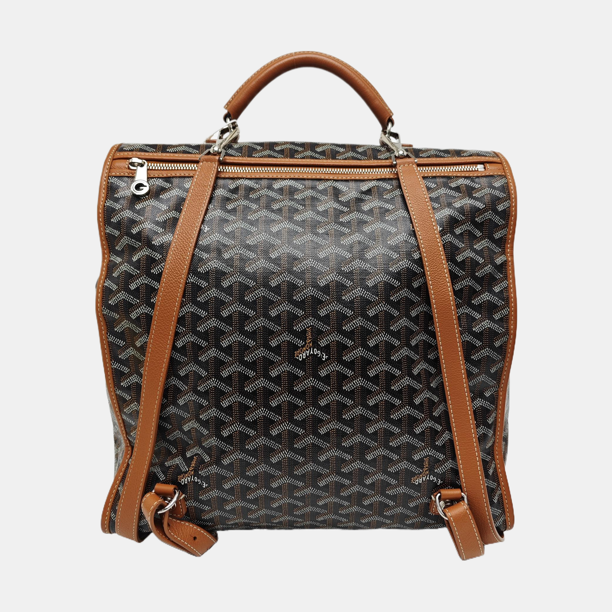 Saint Léger Coated Canvas Brown
