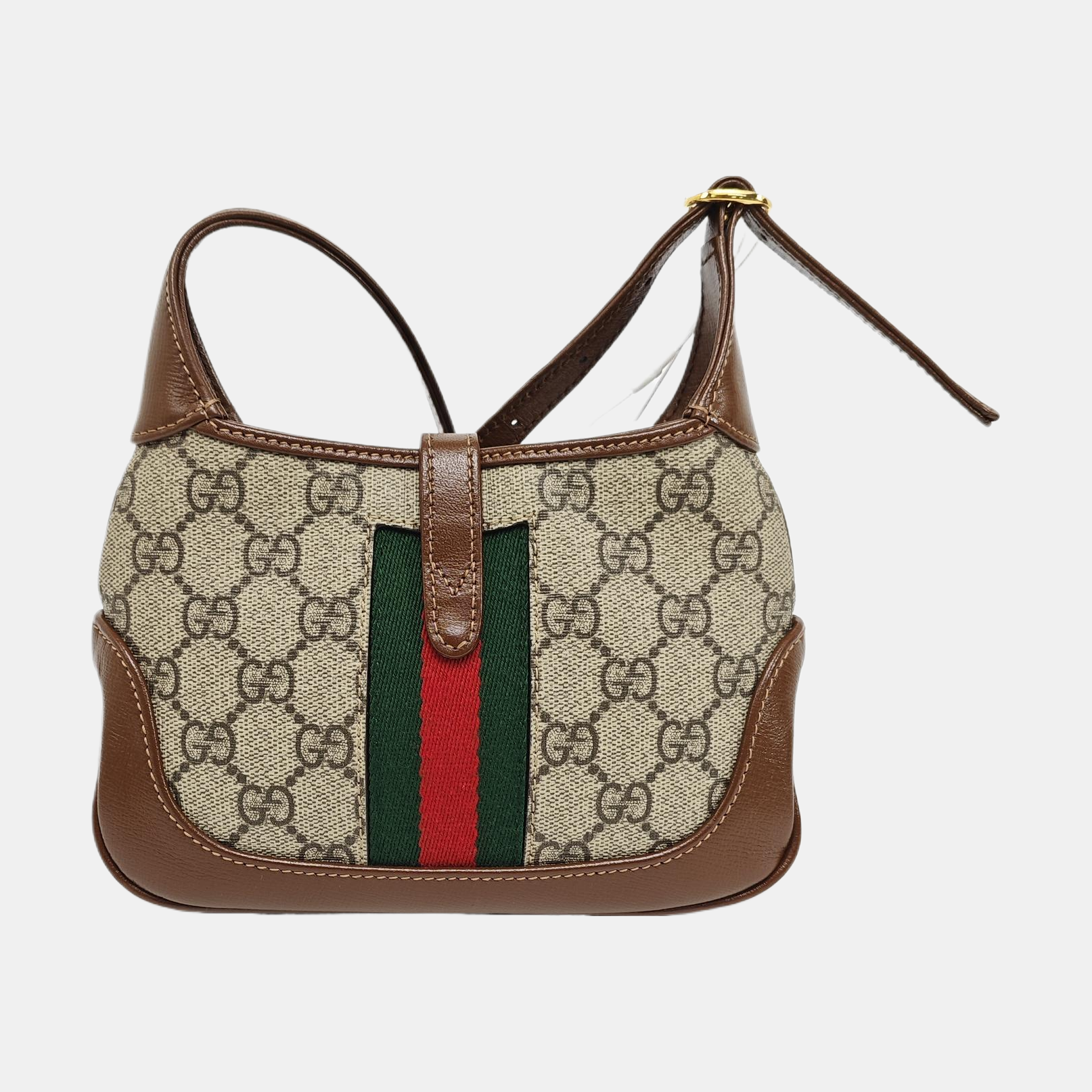 Jackie 1961 Mini Monogram Coated Canvas Beige