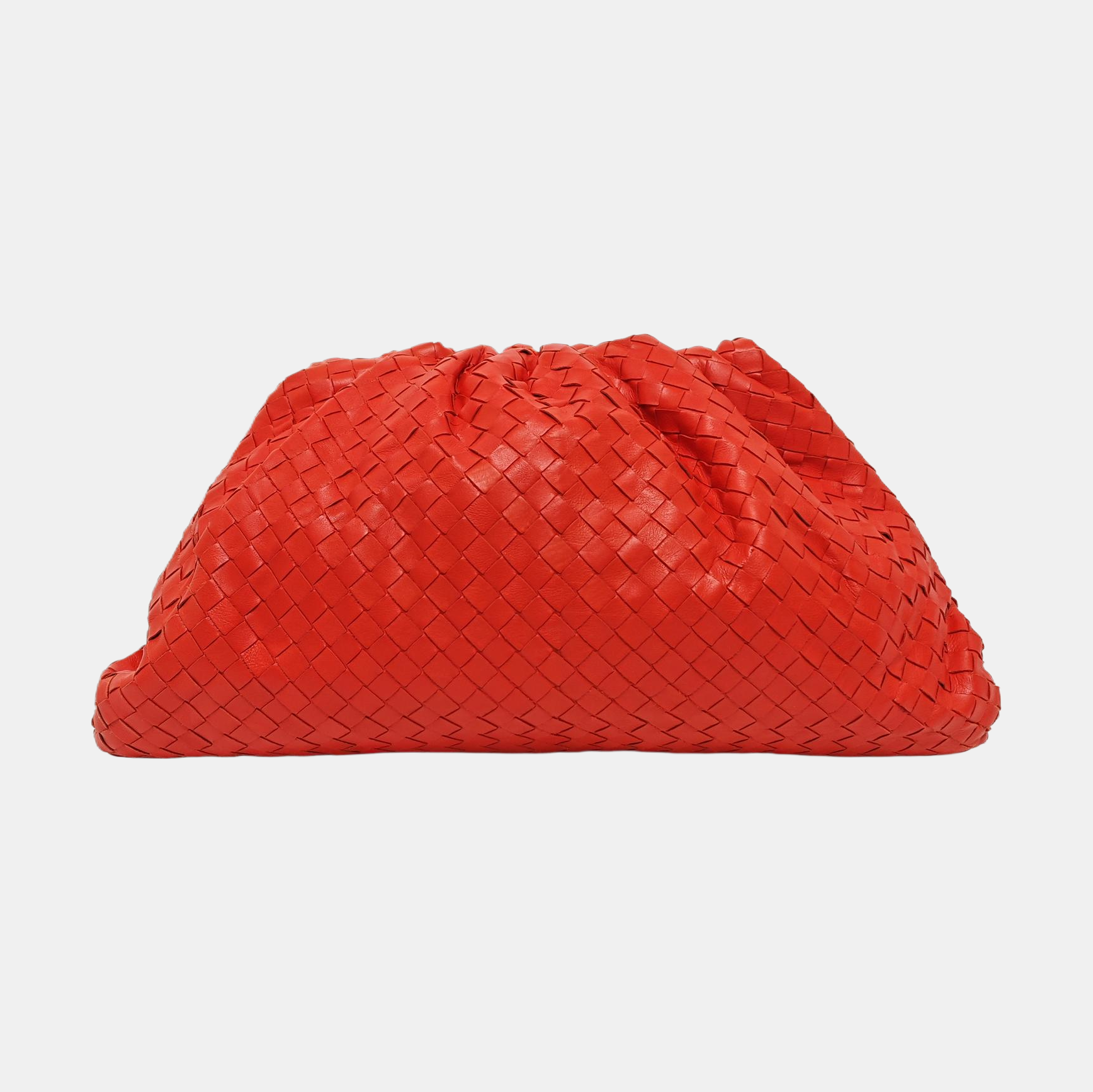 The Pouch Large Lambskin Red