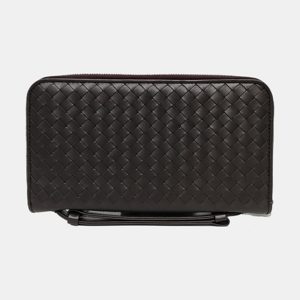 Calfskin Top Handle Bag Brown