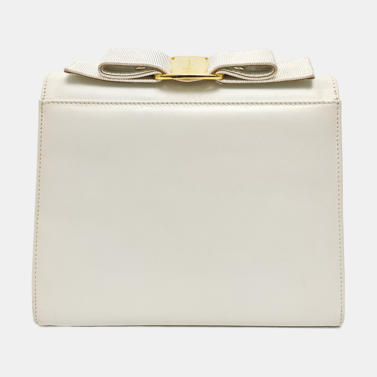 Calfskin Shoulder Bag White