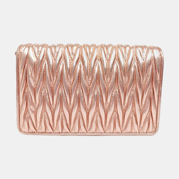 Quilted Lambskin Shoulder Bag Pink