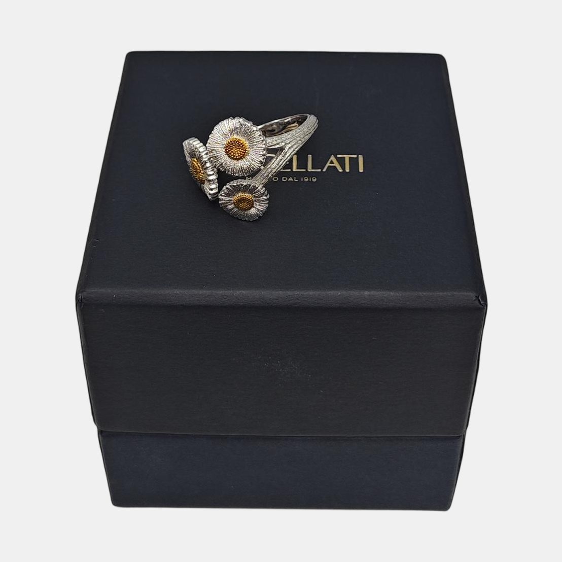 BLOSSOMS 925 Sterling Silver Ring EU 58
