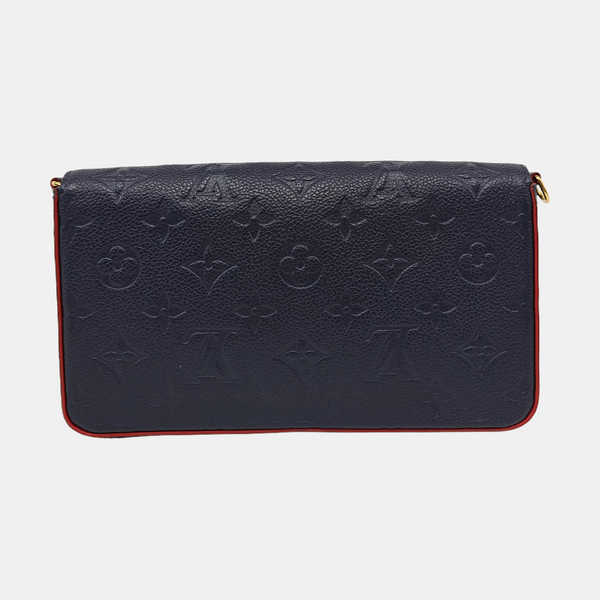 FÉLICIE Monogram Calfskin Blue