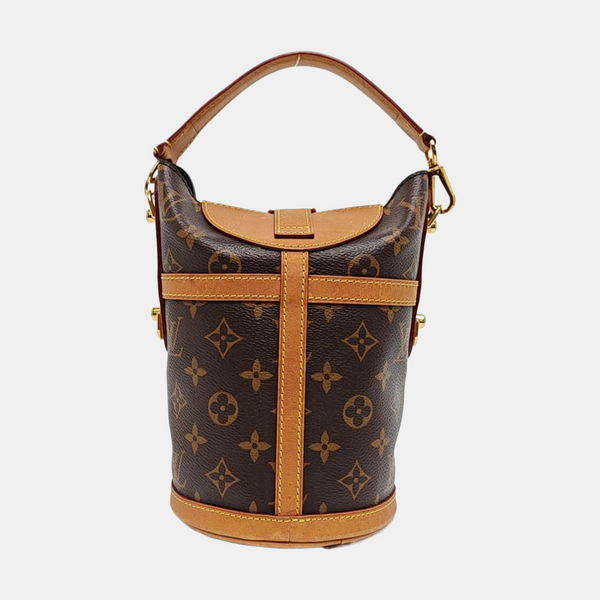 DUFFLE Monogram Coated Canvas Brown
