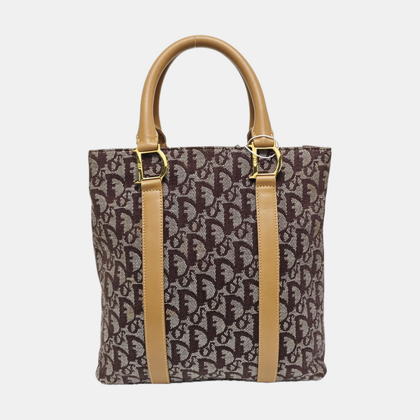 Vintage Tote Oblique Canvas Brown