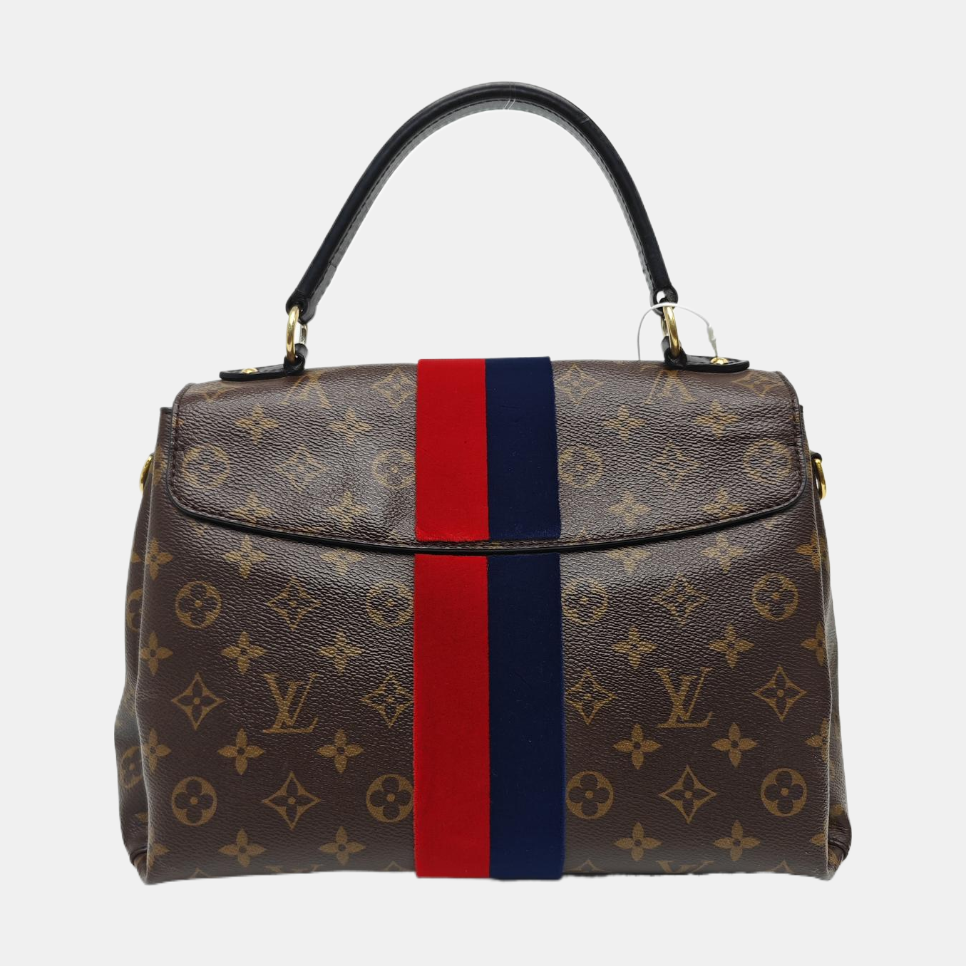 GEORGES MM Monogram Coated Canvas Brown