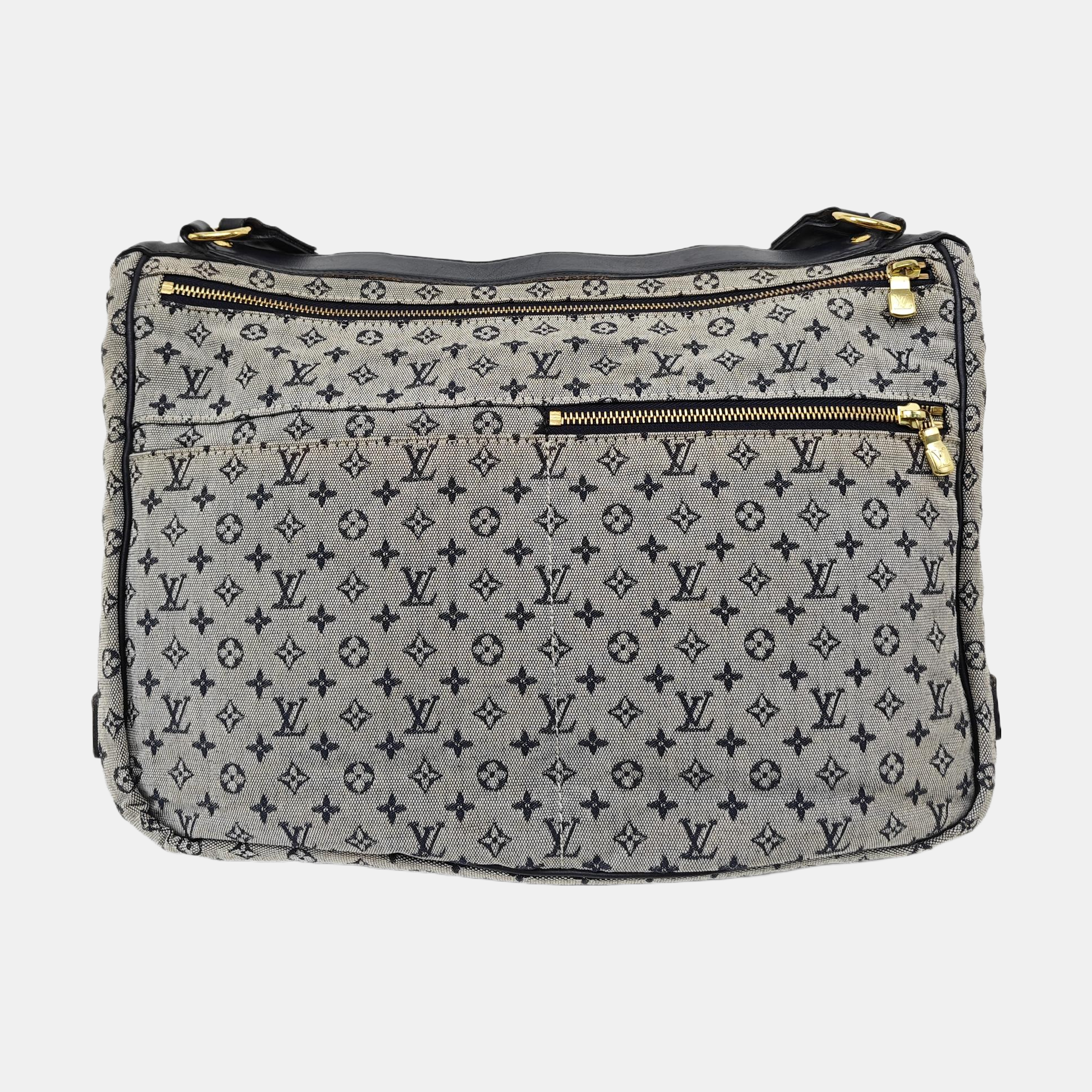 LANGER Monogram Canvas Blue