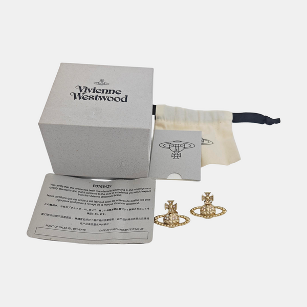 Metal Gold Stud Earrings