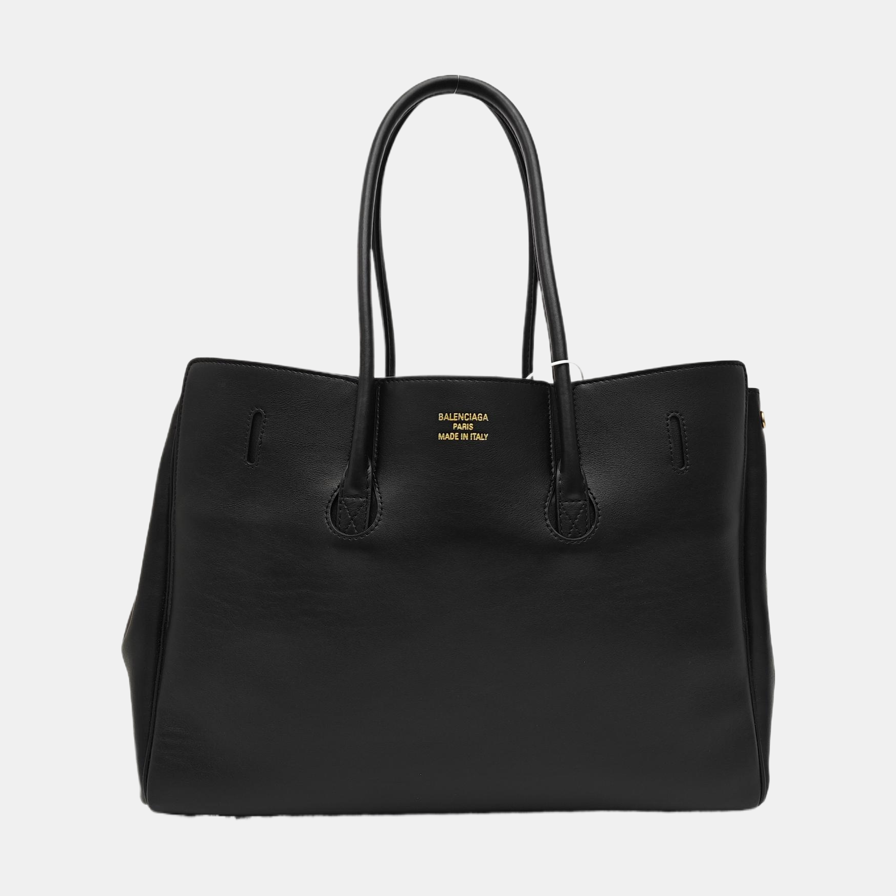 BEL AIR Medium Calfskin Black