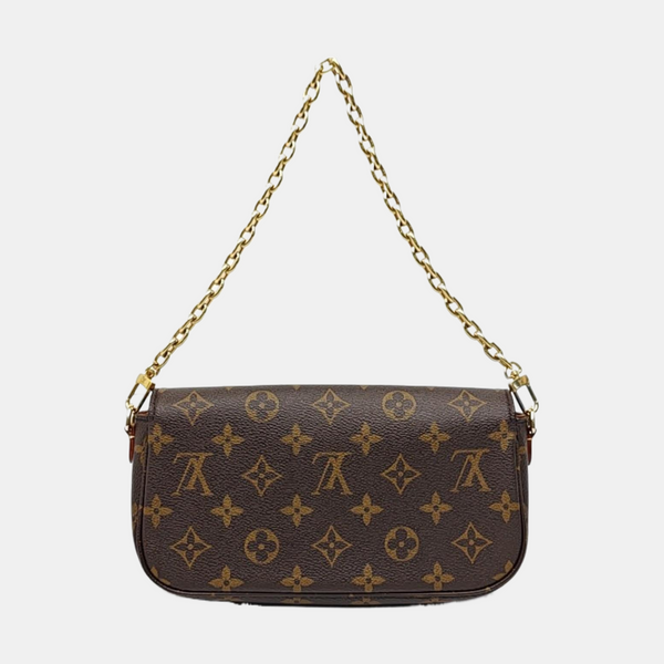 IVY Monogram Coated Canvas Brown