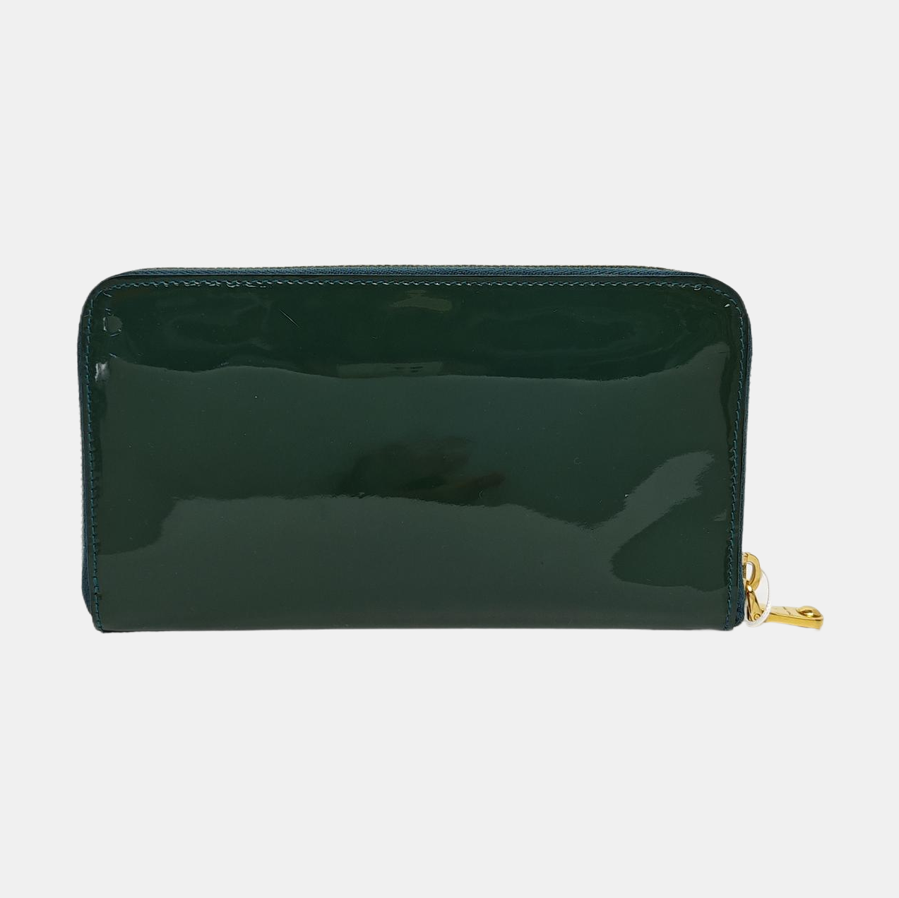 Patent Leather Wallet Green
