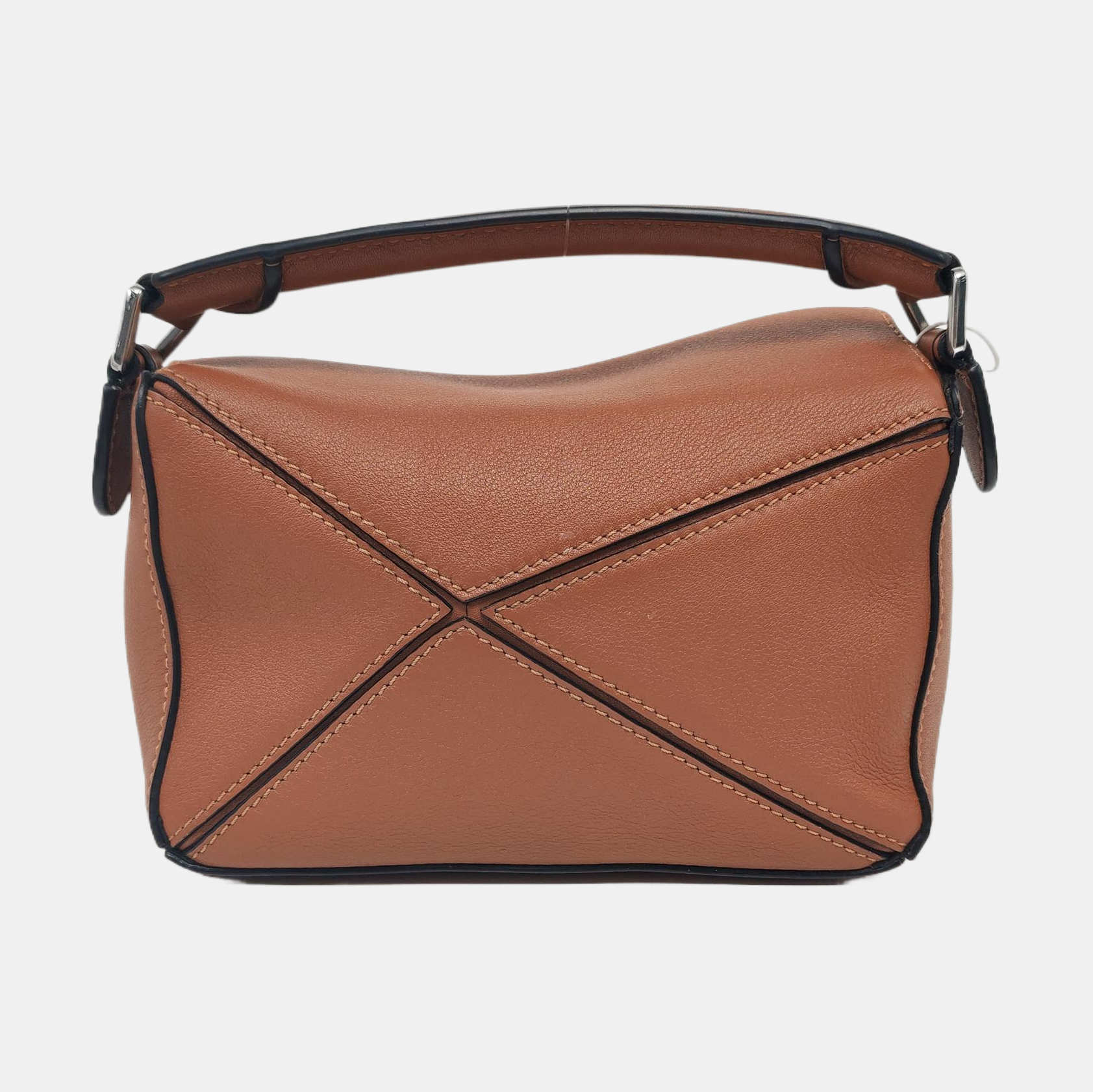 Authenticated pre-owned  Puzzle Mini Calfskin Brown - Shoulder Bag at Looply