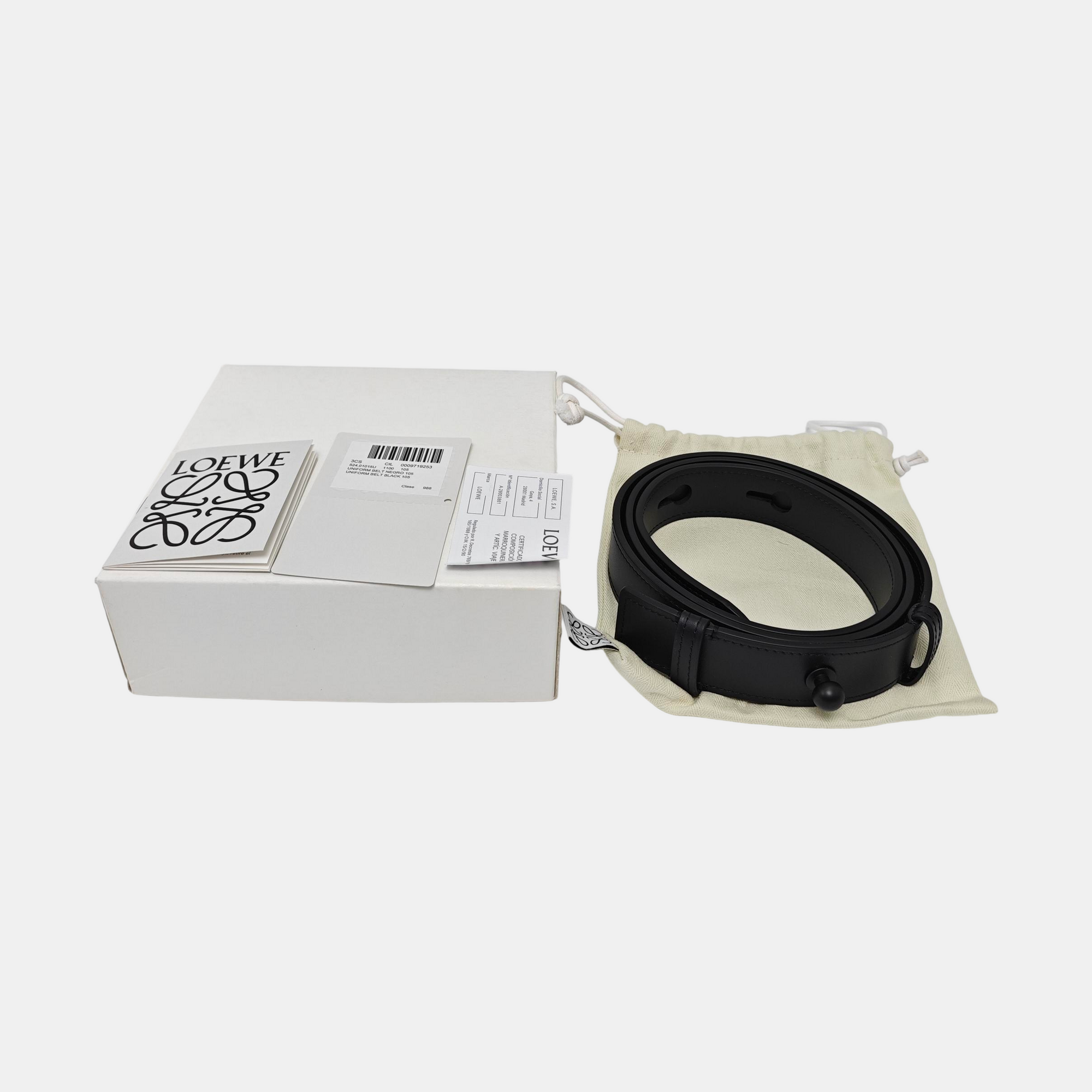 Leather Belt Black