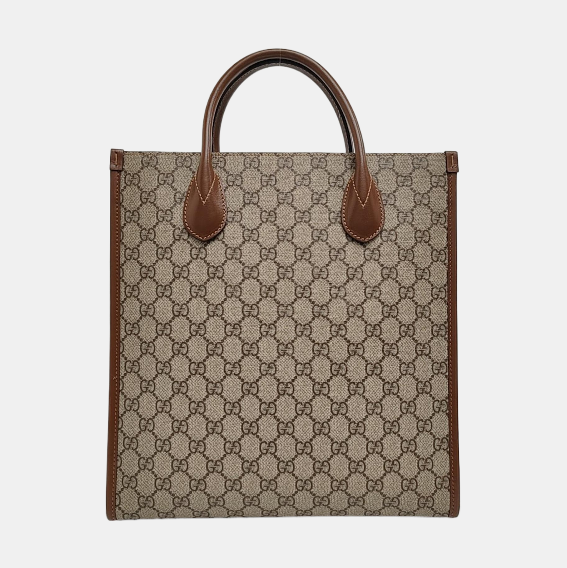 GG Multicolor Monogram Coated Canvas Beige