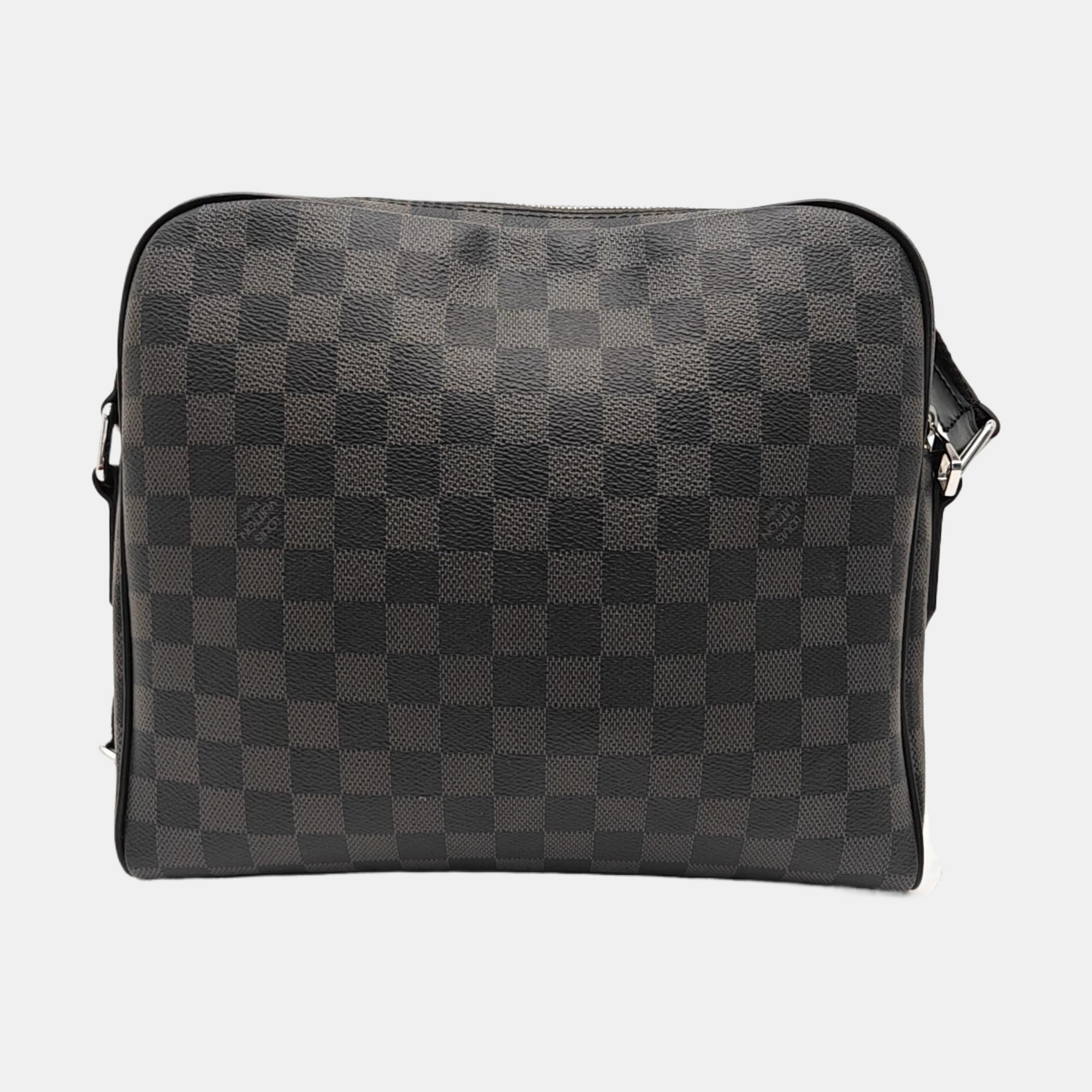 DAYTON PM Damier Graphite Coated Canvas Gray