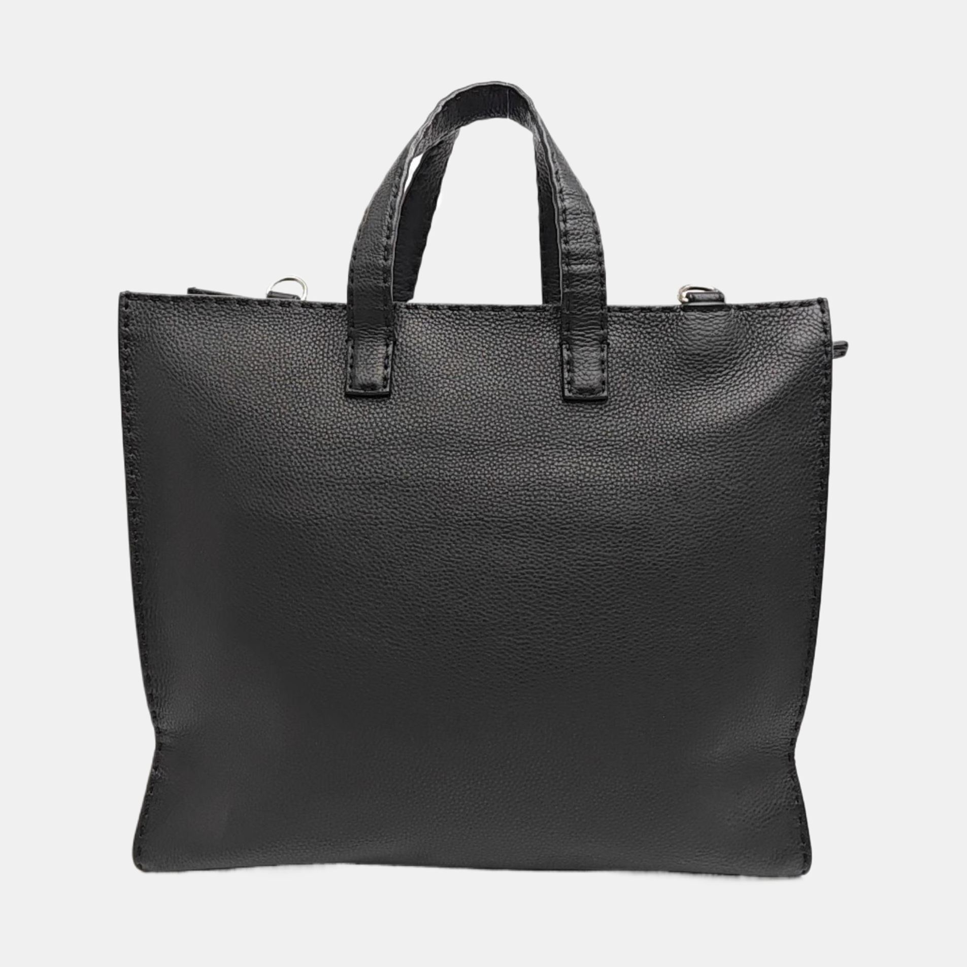 Calfskin Shoulder Bag Black