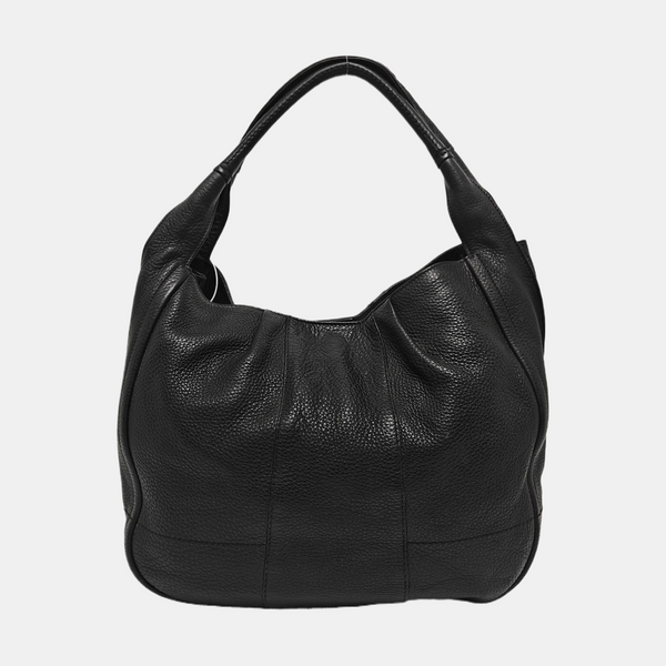 Gancini Quilted Calfskin Black