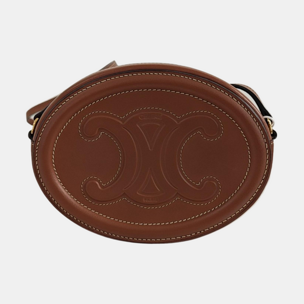 TRIOMPHE Small Calfskin Brown