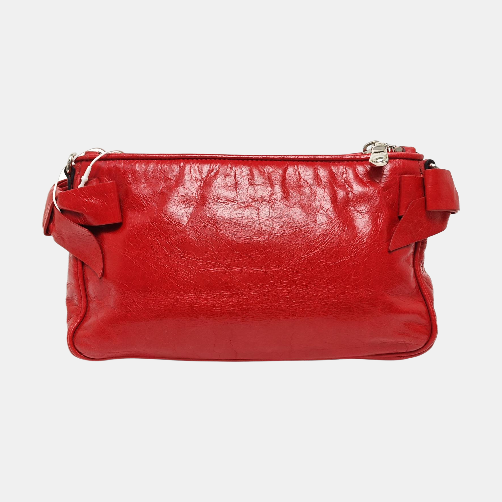 Calfskin Shoulder Bag Red