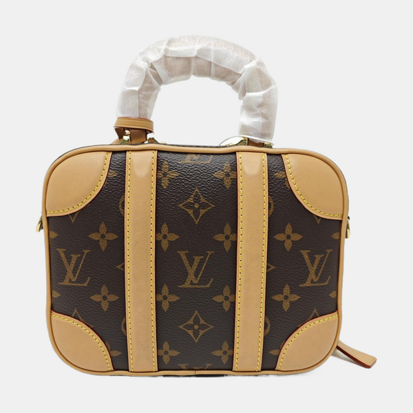 LUGGAGE Monogram Coated Canvas Brown