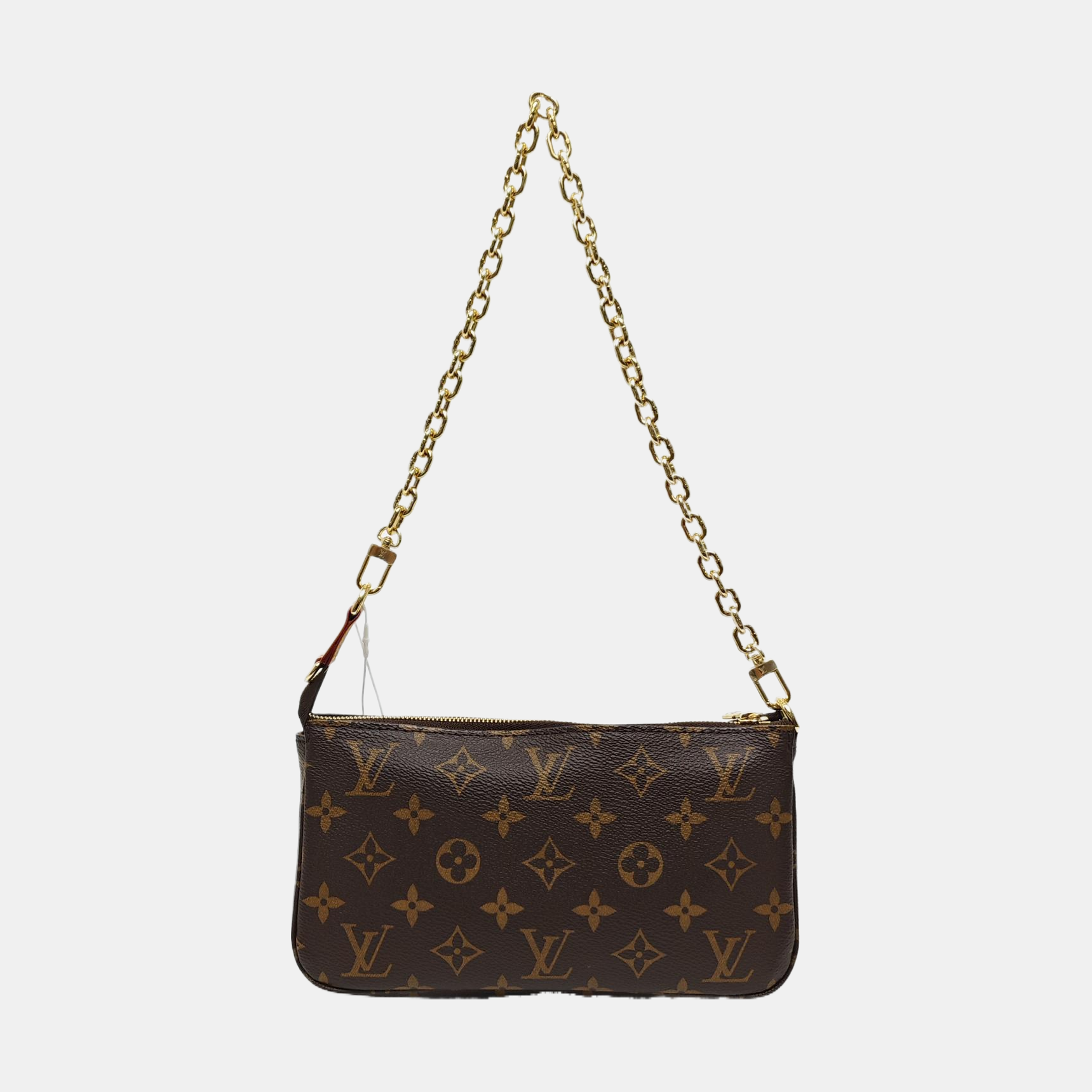 POCHETTE ACCESSOIRES GM Monogram Coated Canvas Brown