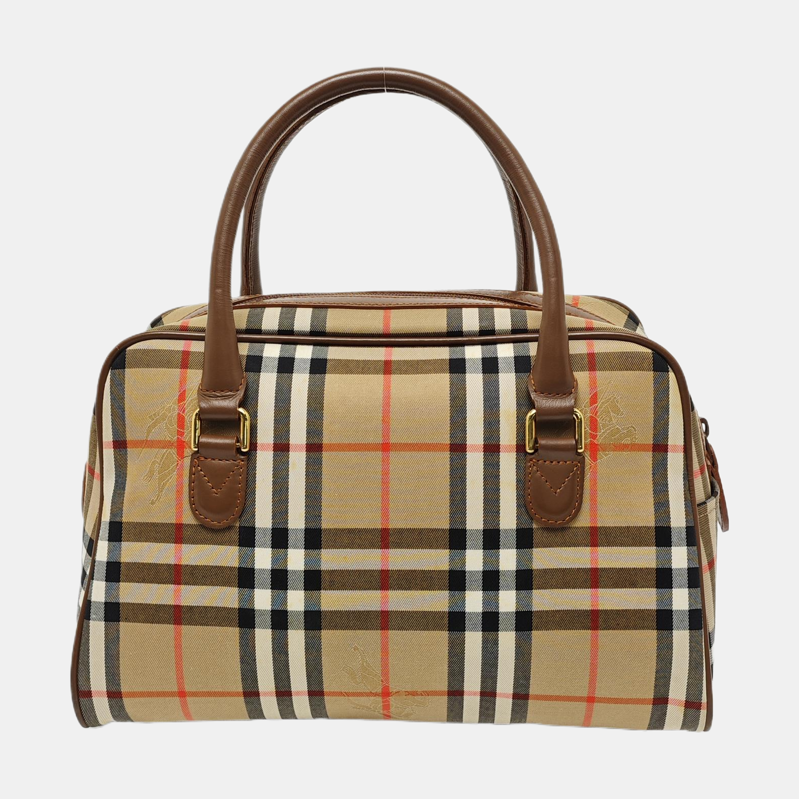 Canvas Top Handle Bag Beige