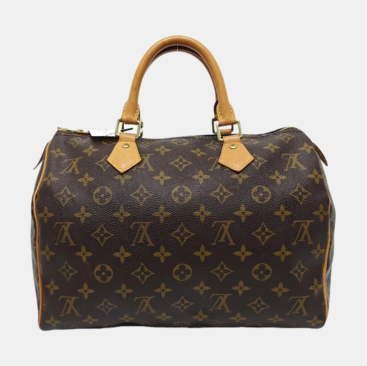 SPEEDY 30 Monogram Coated Canvas Brown