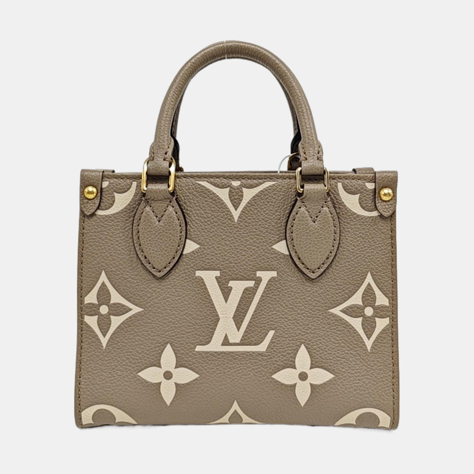 ONTHEGO BB Monogram Calfskin Gray