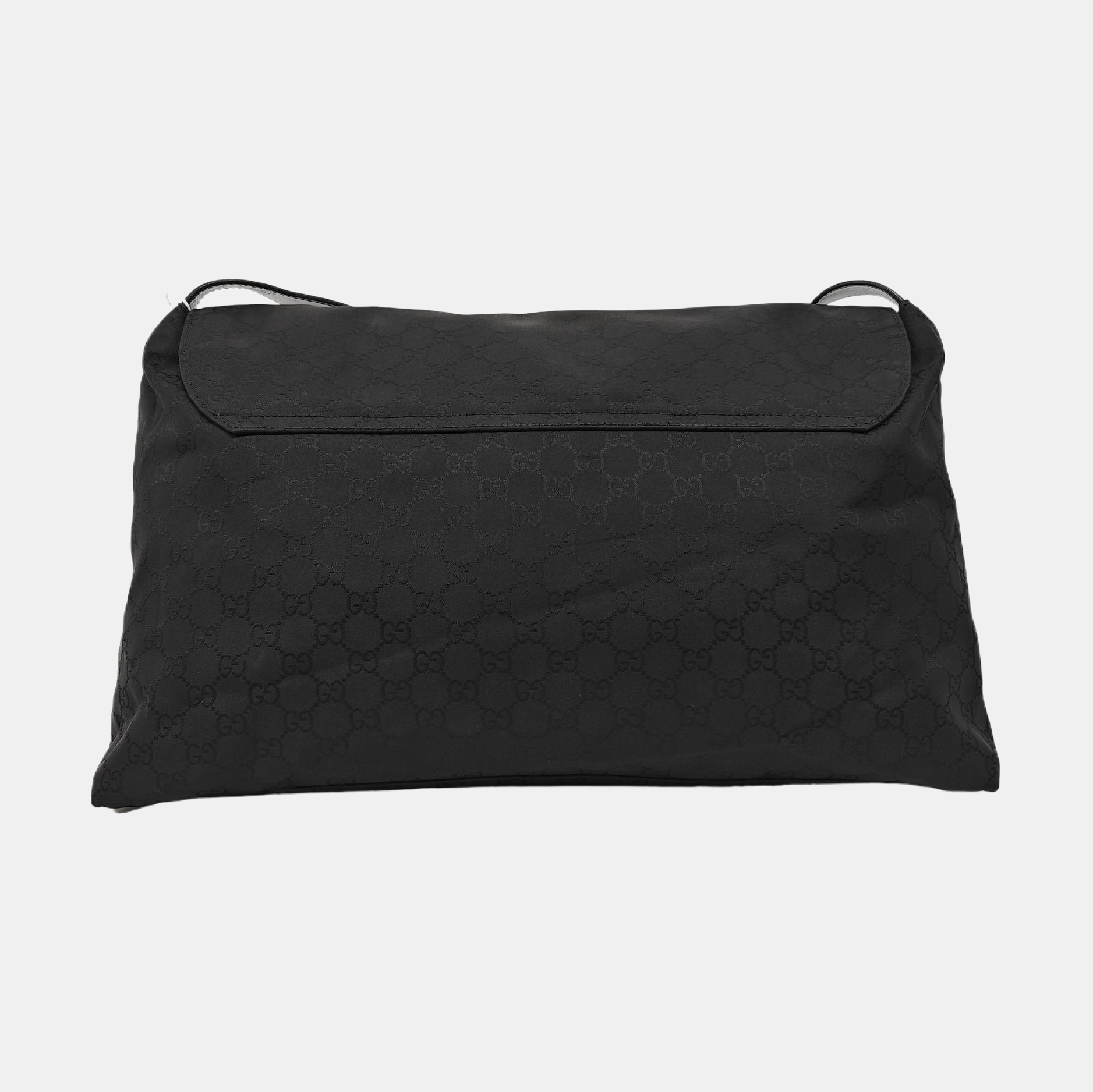 Monogram Canvas Shoulder Bag Black